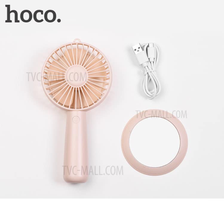 Quạt Mini kèm gương - Hoco F8