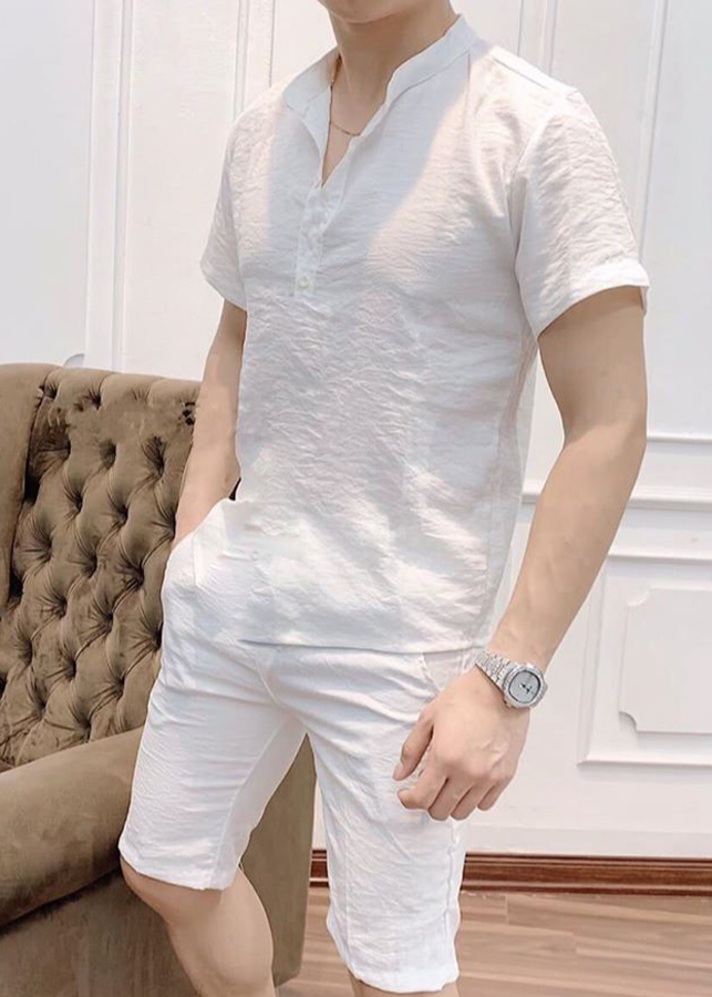 Quần áo đũi hot combo 1 áo đũi cộc tay 1 quần đũi short ngắn chất mát thời trang