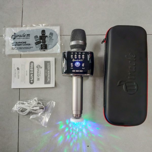 Micro Karaoke Bluetooth Miracle M75 Plus Hàn Quốc