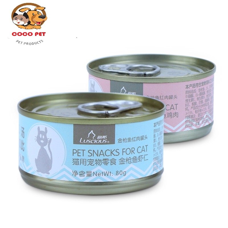 Pate cá ngừ/thức ăn pate cho mèo - pate đóng hộp 80g tiện lợi