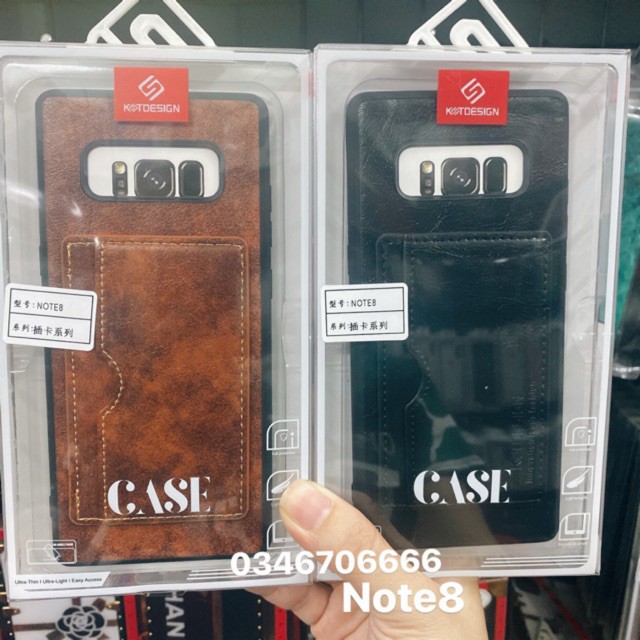 Ốp Da Kts Cài Thẻ Ss Note8/ Note9/ Note10/ Note10+ ♥️