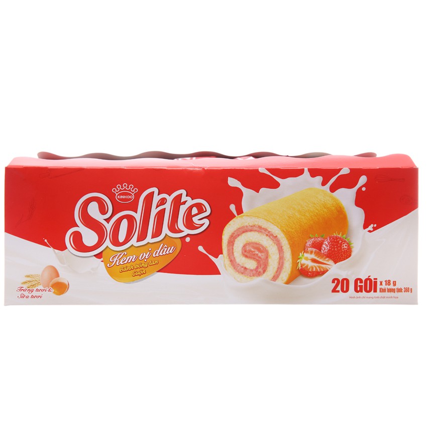 BÁNH BÔNG LAN SOLITE KINH ĐÔ 360G - 20 CÁI