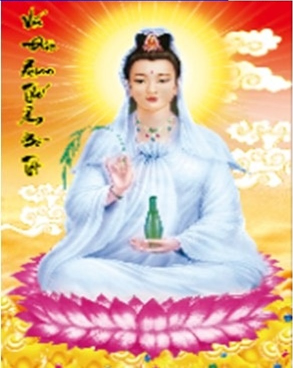 Tranh đính đá phật -dd9017