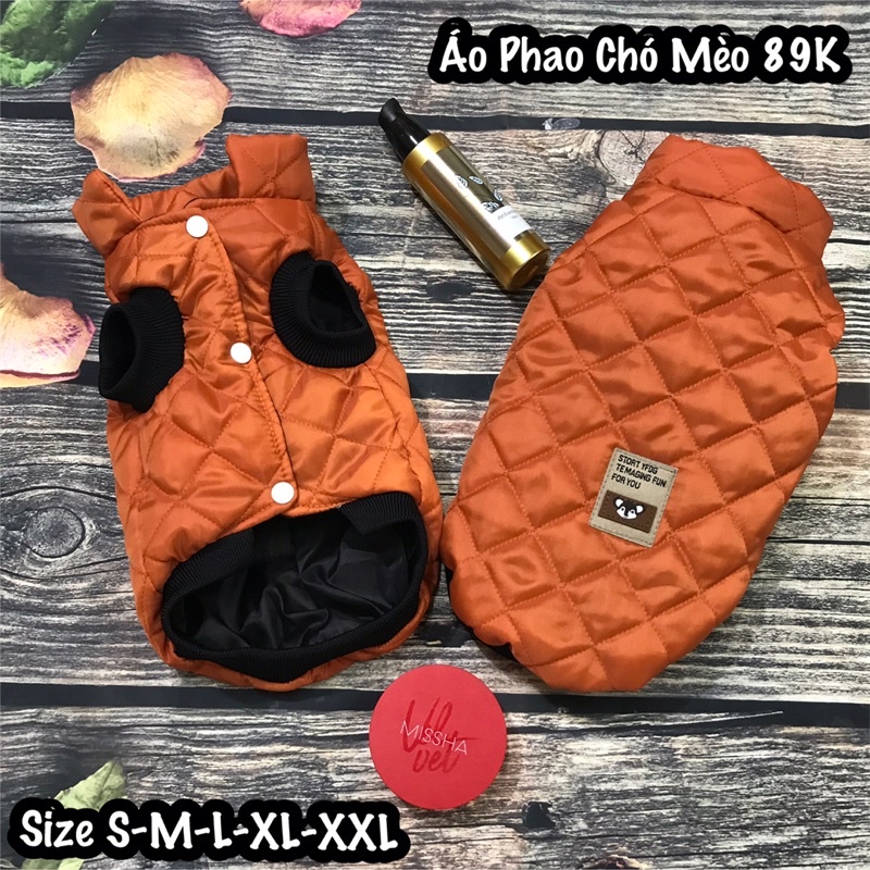 Áo Phao cho Chó Mèo cực ấm [CÓ SỈ]