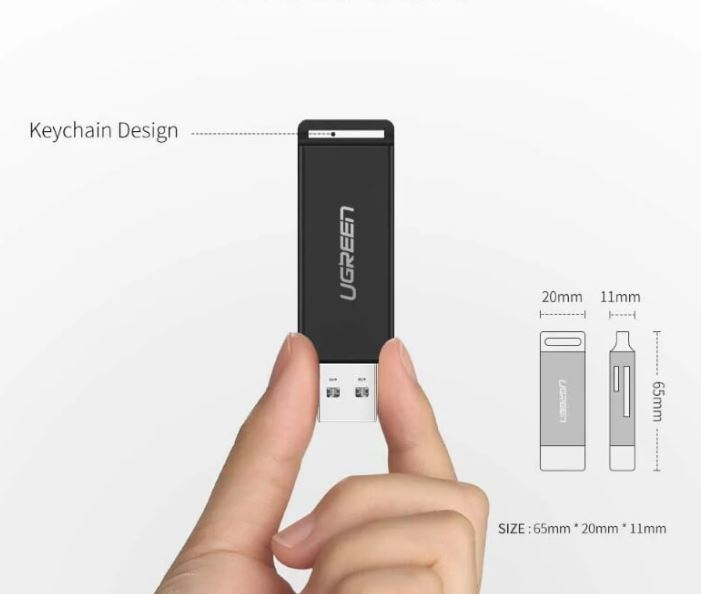 Đầu Đọc Thẻ Nhớ SD/TF USB 3.0 ( 40752 , 40753 ) Ugreen Chính Hãng