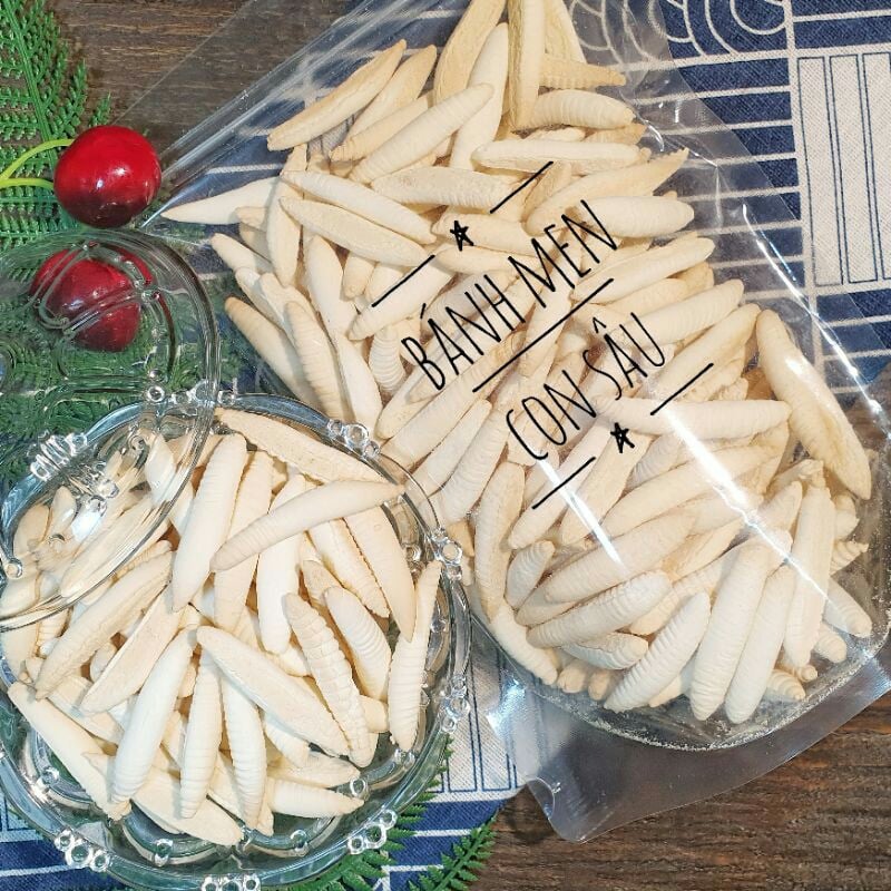 COMBO 2kg BÁNH CON SÂU/ BÁNH MEN