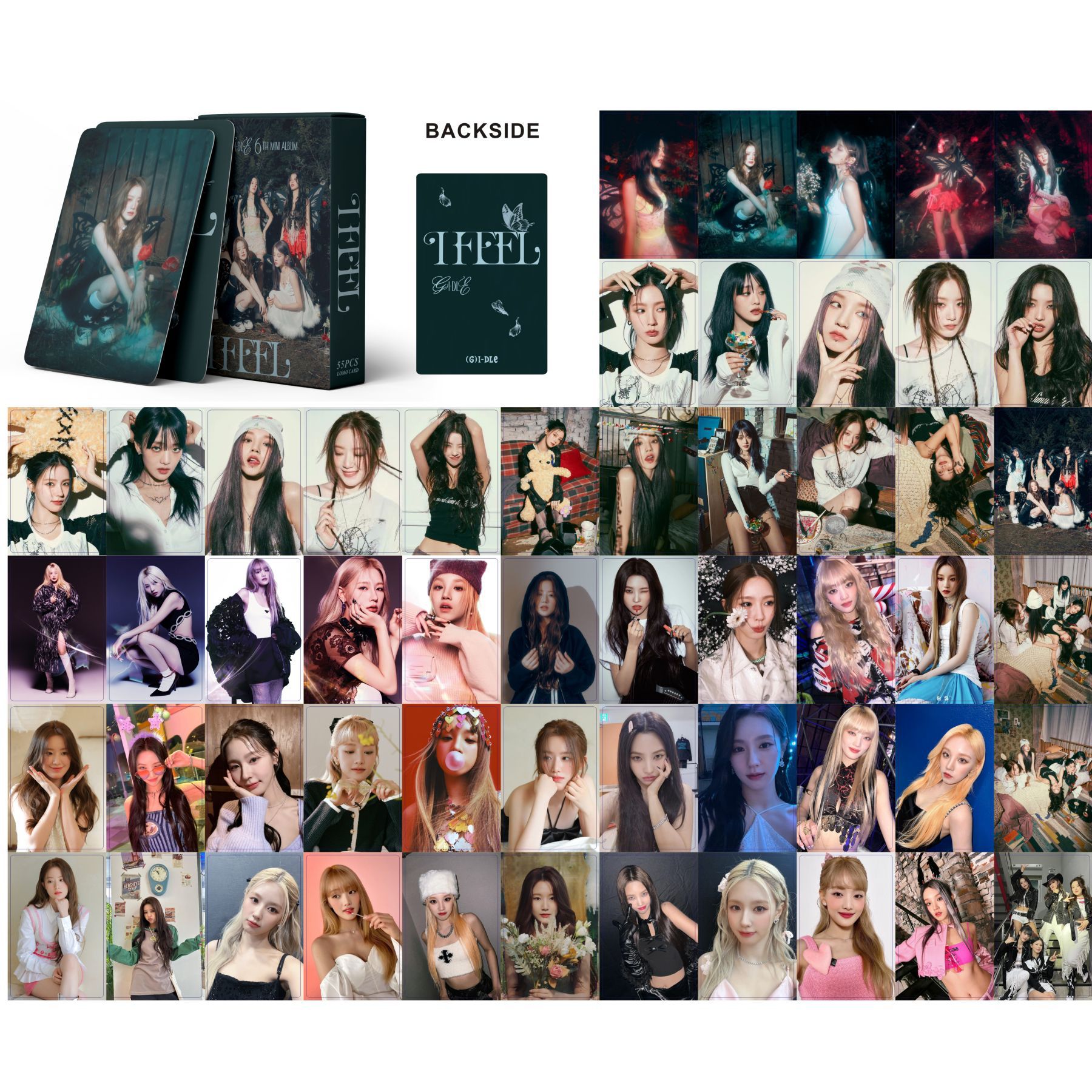 Tổng hợp set 55 lomo card (G)-IDLE