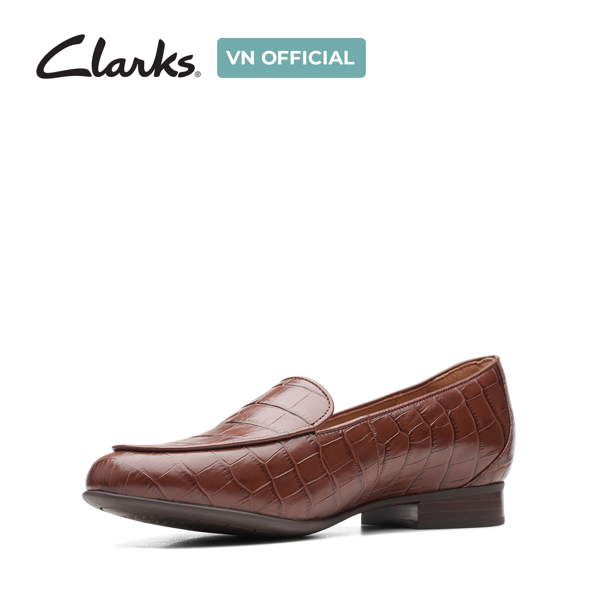 Giày Lười Da Nữ Clarks - Un Blush Ease