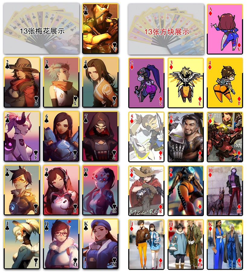 [HCM]Bài tây game Overwatch - Mẫu 2 [T69 Shop]