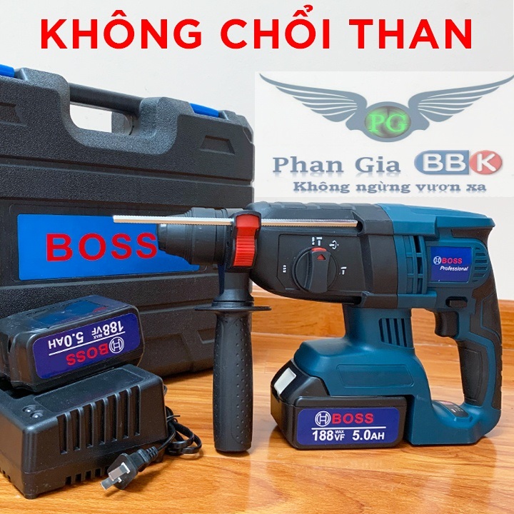 MÁY KHOAN BÊ TÔNG DÙNG PIN BOSCH 118V( máy 1 pin không hộp)
