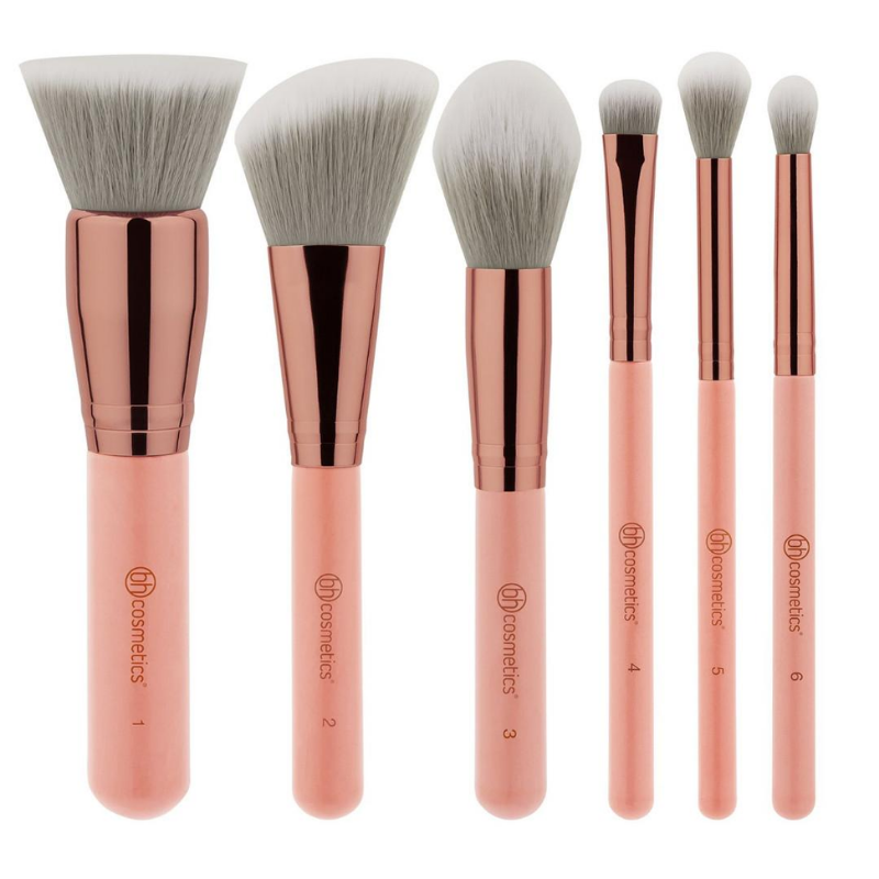 Bộ Cọ Trang Điểm 6 Cây Bh Cosmetics Petite Chic Mini