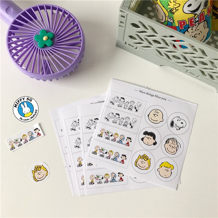 Bộ sticker SNOOPY & FRIENDS