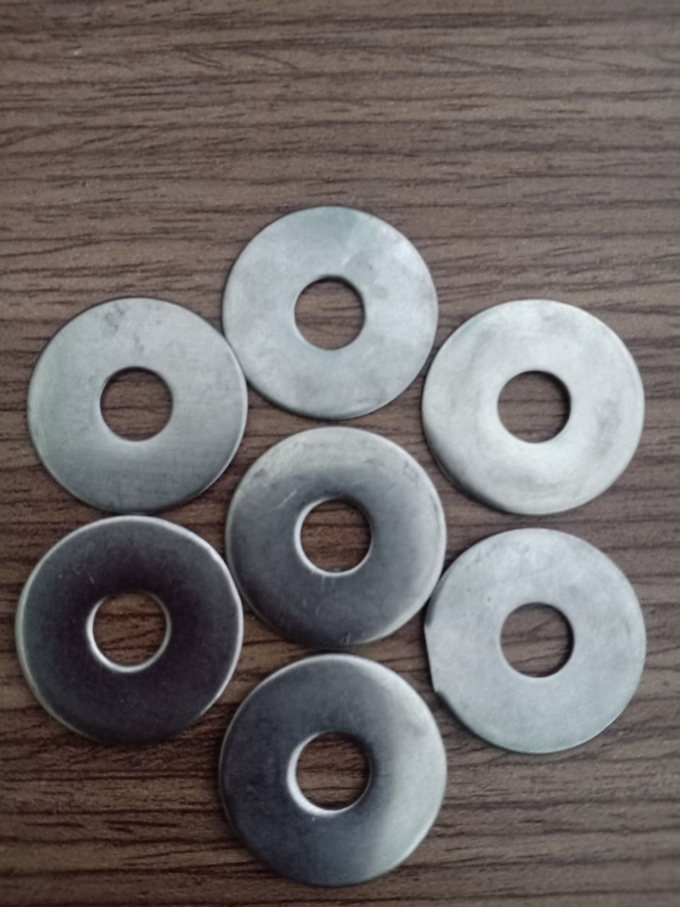 1 BỊCH 200 GAM LONG ĐỀN INOX 201 PHI 6x19x0.8 (KHOẢNG 130 CON) M.E HOÀNG KHANG