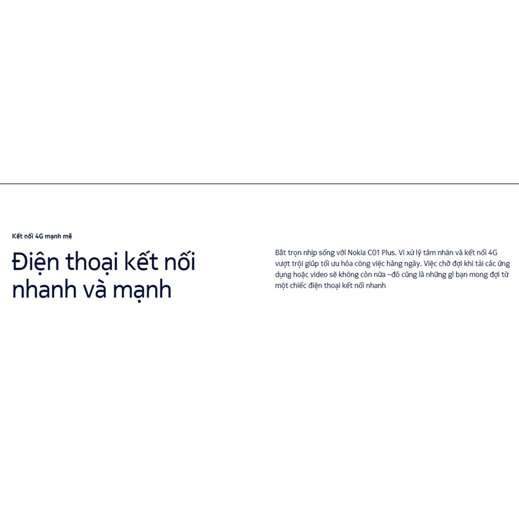 Điện thoại Nokia C01 Plus (2GB|16GB) Chính Hãng
