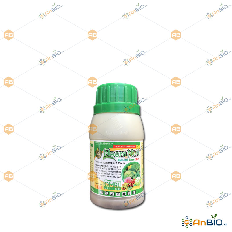 Thuốc trừ sâu sinh học neemnim green 0.3ec chai 100ml - c4.1006