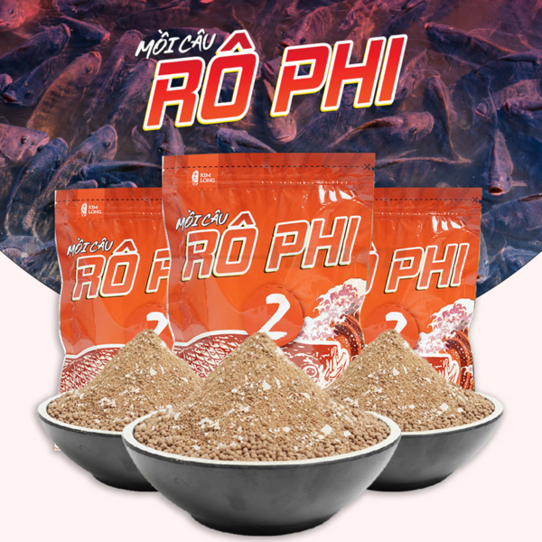 [Ảnh thật] [Chính hãng] Mồi câu Rô Phi Kim Long số 2