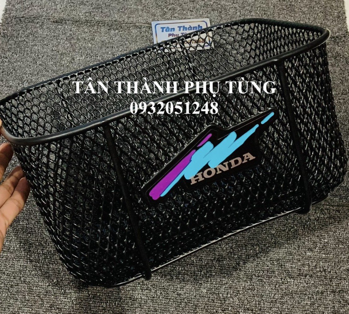 Rổ trước xe Dream tem mới Trắng, Đen