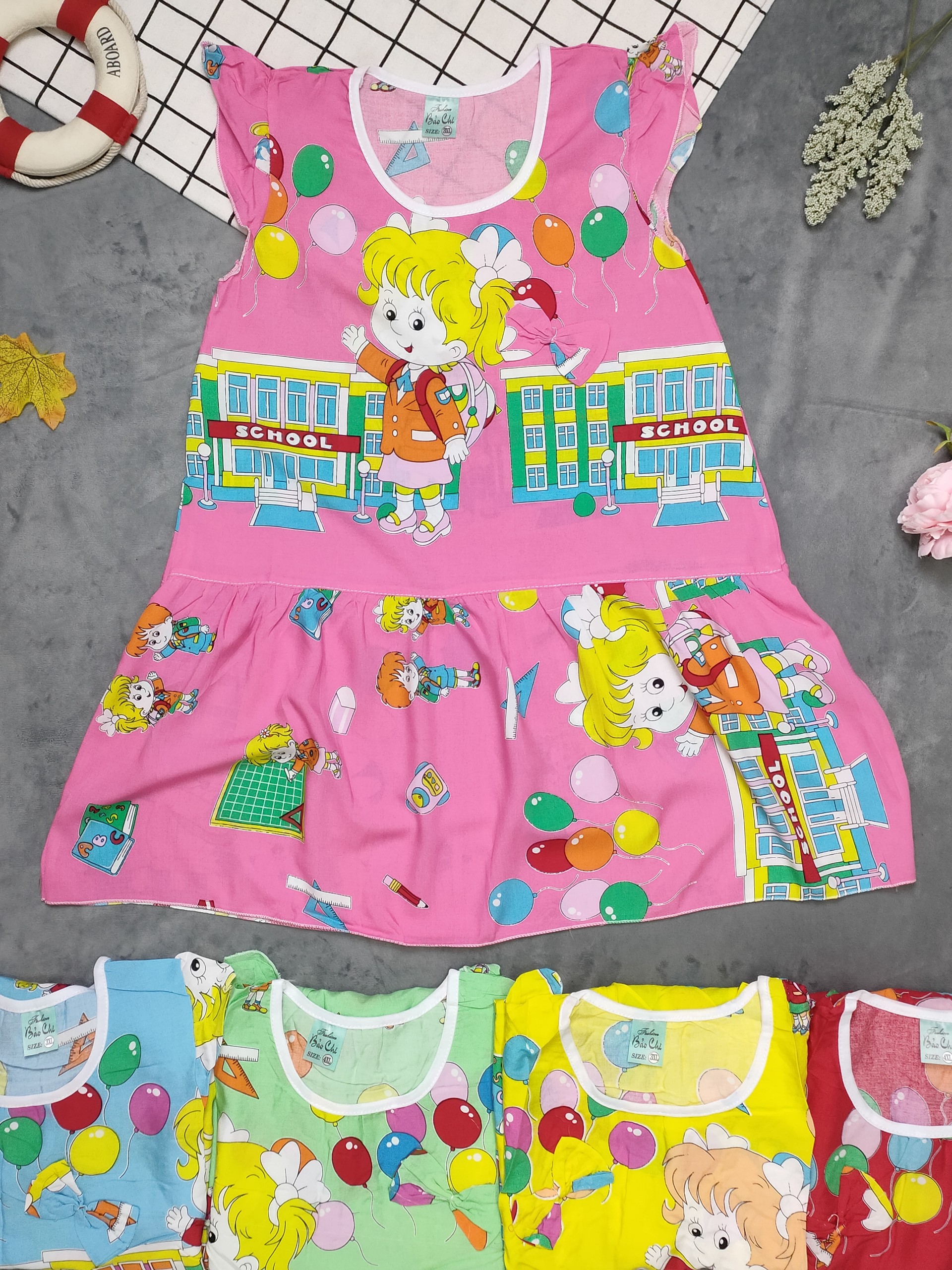 Đầm Tole Bé (14-22kg) (giao màu ngẫu nhiên)