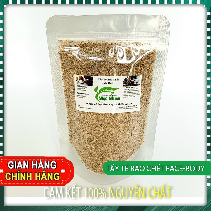 [HCM]Tẩy Tế Bào Chết Cafe Dừa- 100G [Tẩy Tế Bào Chết Body Vs Face Giảm Mụn Lưng]