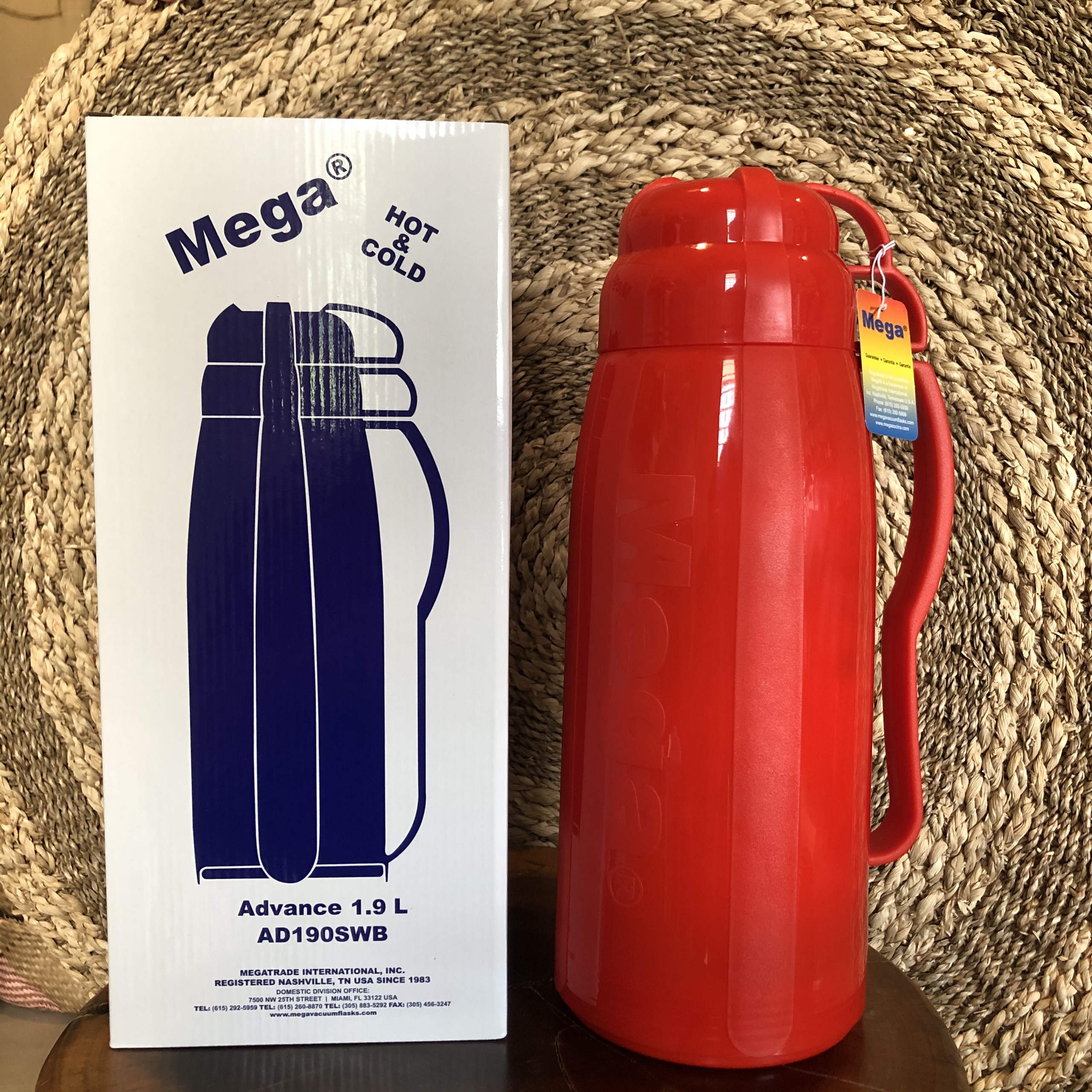 [ Hàng Tốt ] Bình Thủy Giữ Nhiệt MEGA 1L - AD100SWBG