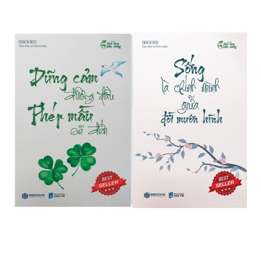Sách - combo dũng cảm đương đầu phép mầu sẽ đến + sống là chính mình giữa đời muôn hình - sb - newshop