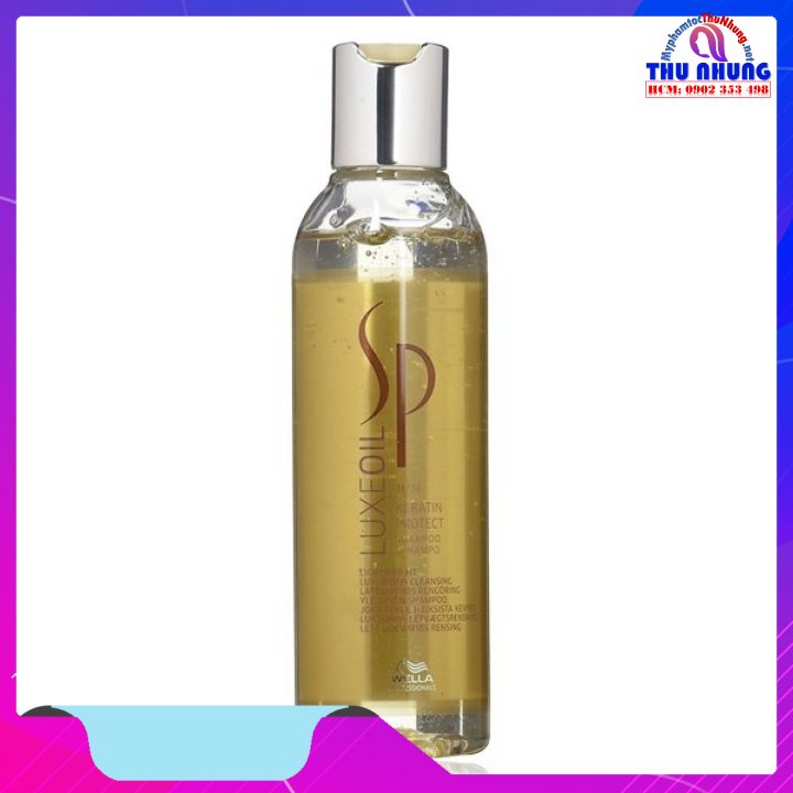 Dầu gội SP Wella Luxeoil Keratin Protect phục hồi tóc 200ml