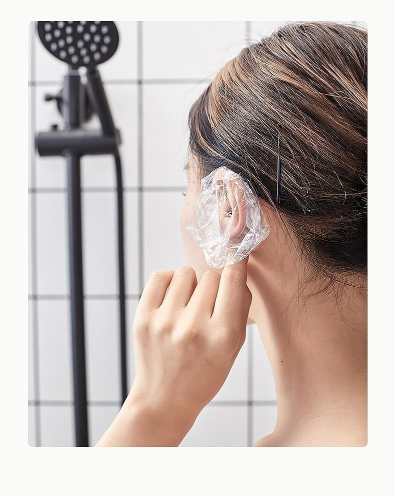 Bịt tai nilon dùng 1 lần cho Salon(gói 100cai)