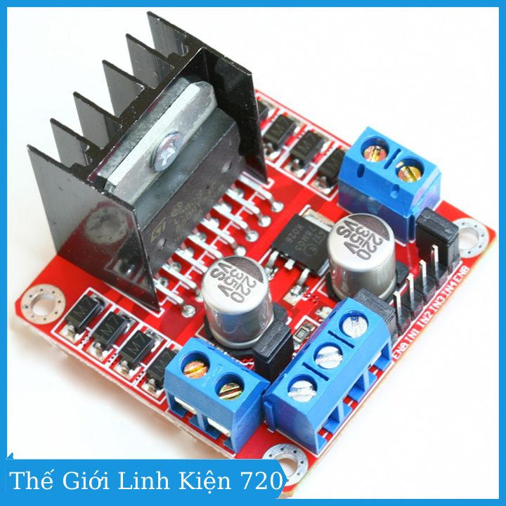 Module L298 mạch cầu H điều khiển động cơ DC