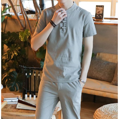 Bộ đũi nam quần dài áo ngắn tay
