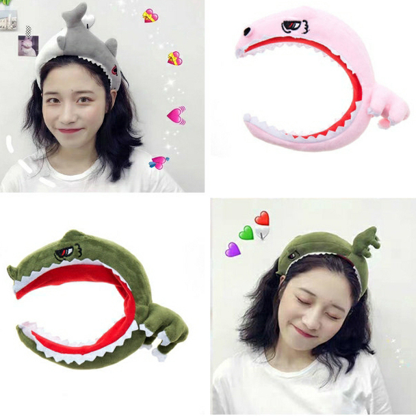 Hair hoop, headband, big animal head dinosaur hair band