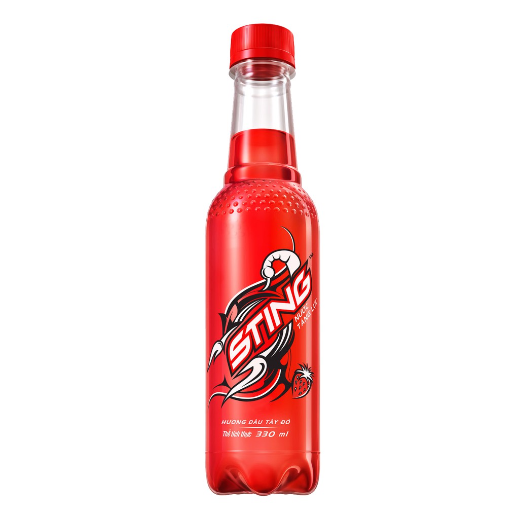 Lốc 6 Chai Sting Đỏ Dâu (330ml/Chai)