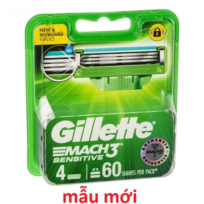 (CHÍNH HÃNG) Lưỡi Dao Cạo Gillette Mach 3