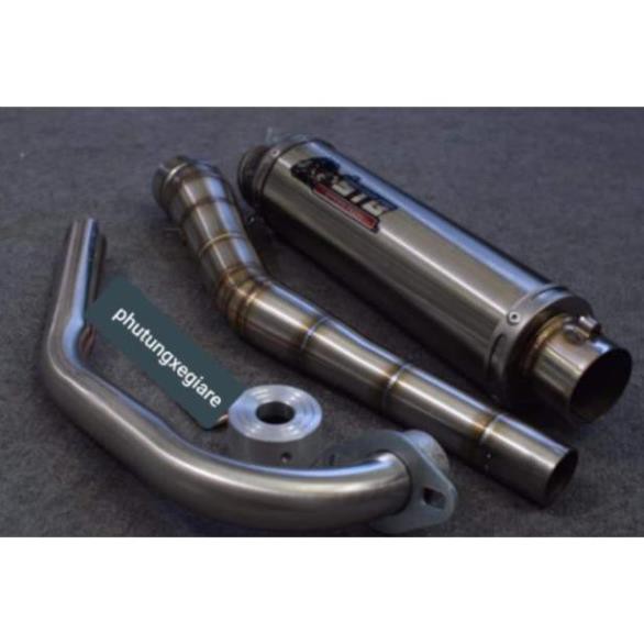 Full Bộ Gồm Lon Pô Stb 1:1, Full Pass Kẹp Lò Xo, Tiêu, Cổ Pô 2 Khúc 304 Mọi Loại Xe dochoixemaybinhduong