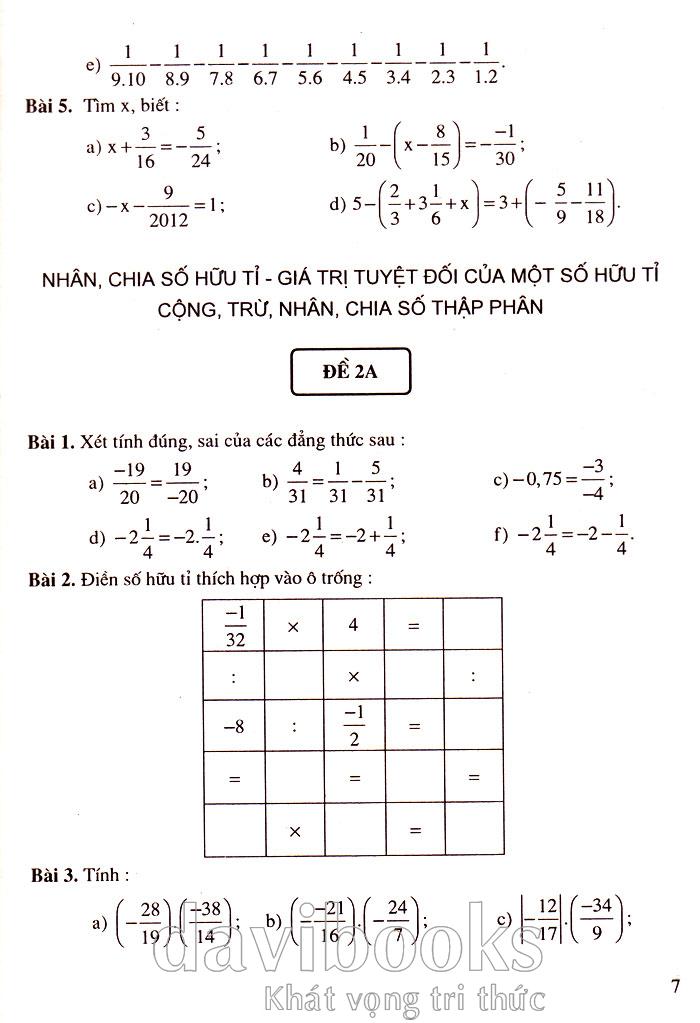 Tuyển chọn đề thi học sinh giỏi toán 7( CT sách giáo khoa mới)