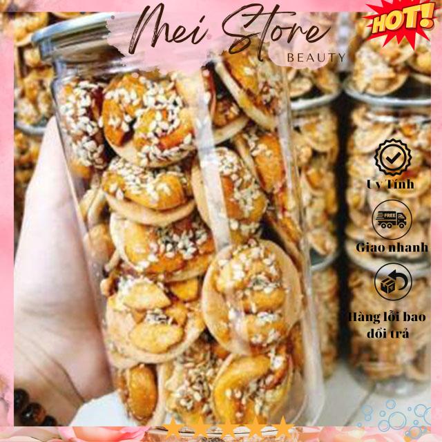 [GIẢM 5% ĐƠN 129K]Bánh Đồng Tiền Mix Hạt Điều 350g