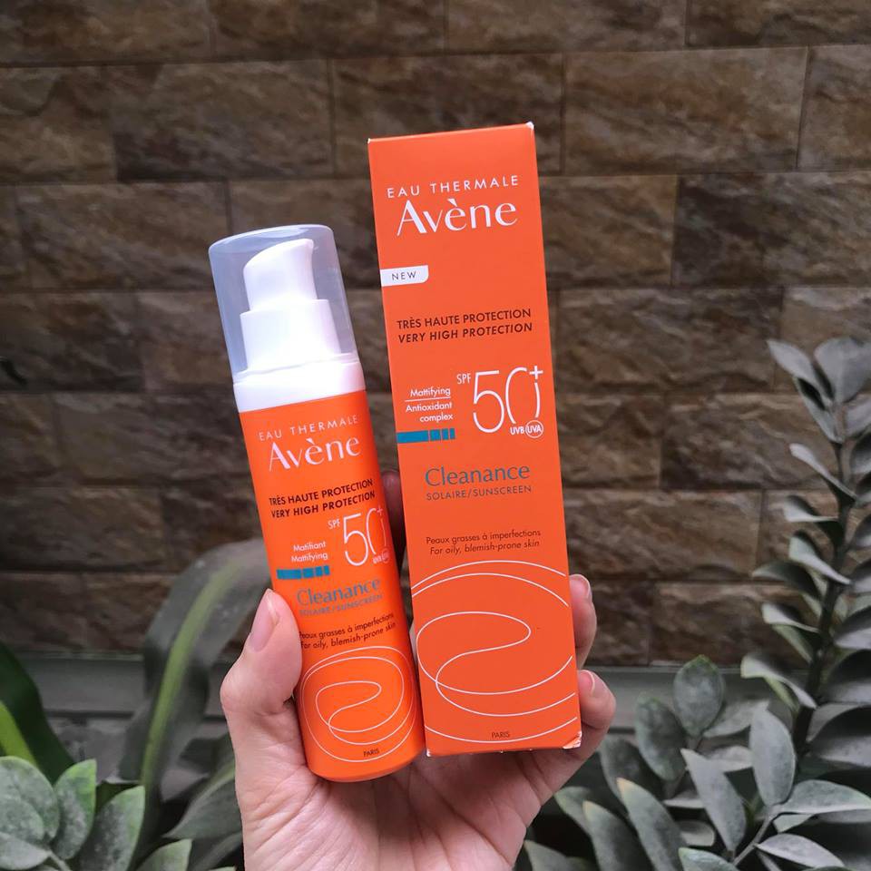 Kem Chống Nắng Avene Cleanance - Fluide Fluid SPF50+ 50ml Mẫu Mới