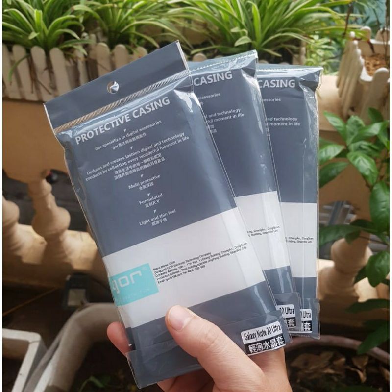 Ốp lưng dẻo Gor trong suốt cho samsung Note 20 Note 20 Ultra Note 10 Plus Bảo vệ camera""