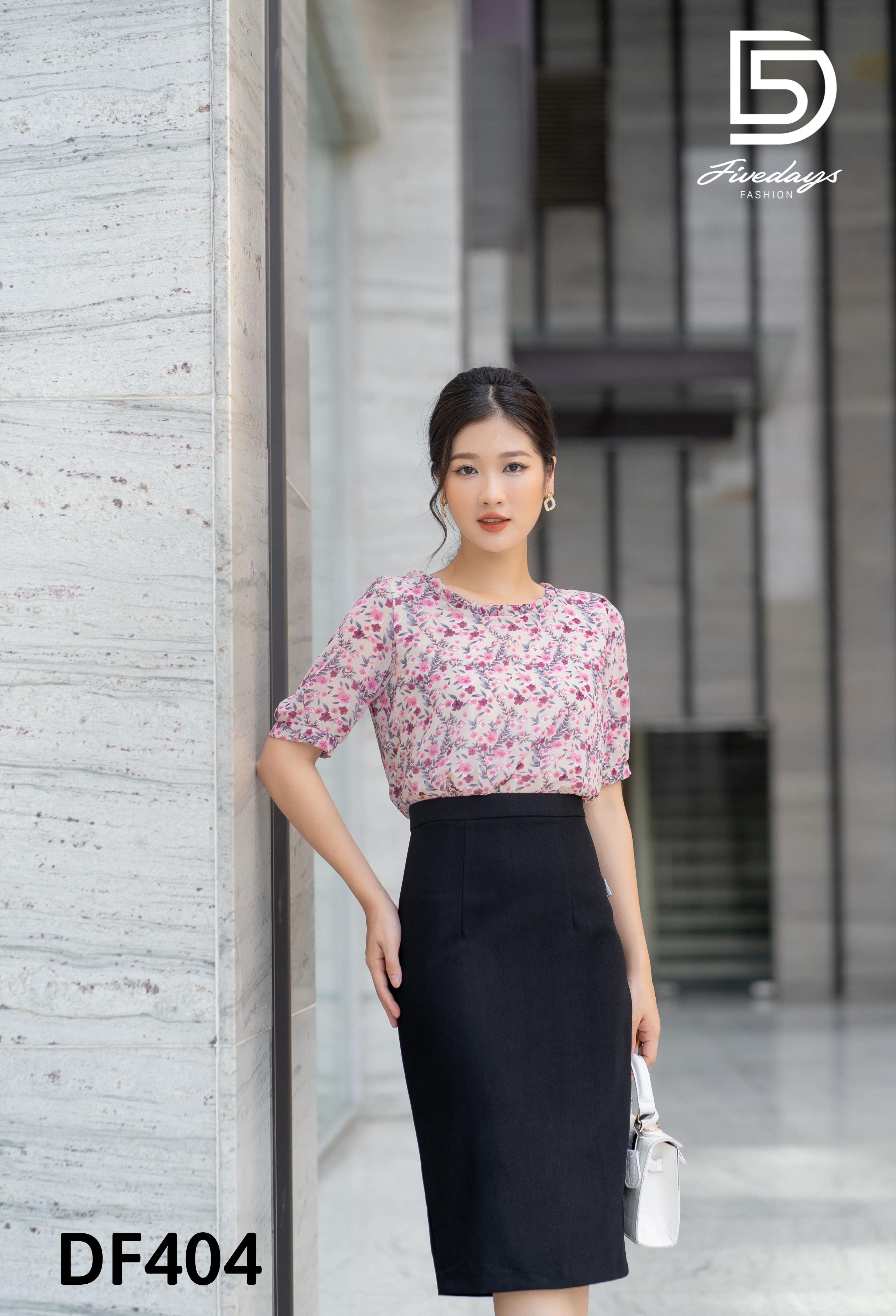 Fivedays - Đầm hoa ôm phối chân