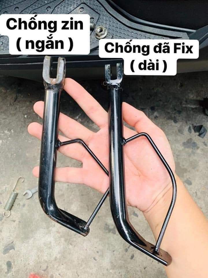 chân chống fix lỗi nghiêng vario