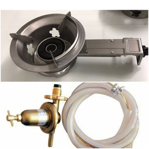 Bếp khè ga công nghiệp inox 430+  van dây chuyên dụng