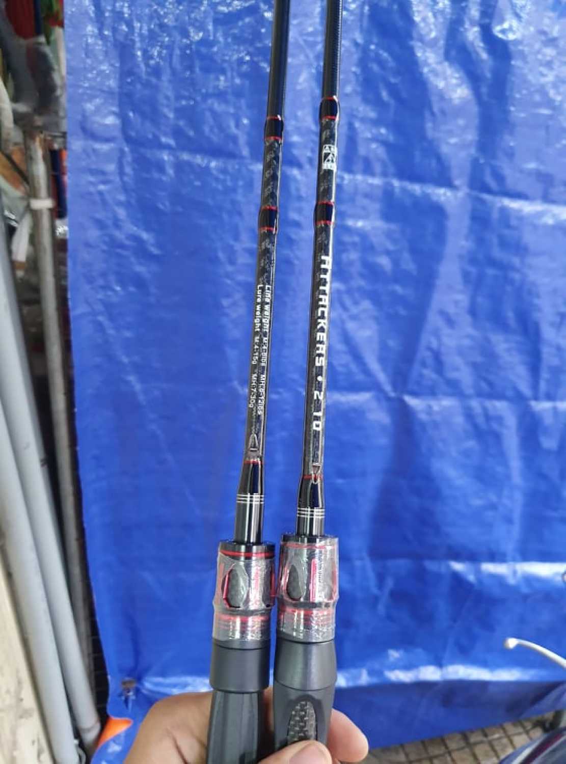 Cần câu lure Shimano Attacker tùy chọn ngang đứng vân carbon xoắn cực đẹp-ĐỒ CÂU CÁ ĐỨC NGUYÊN