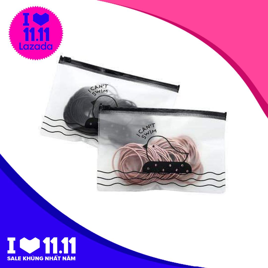 Set 100 dây cột tóc bỏ túi tiện dụng