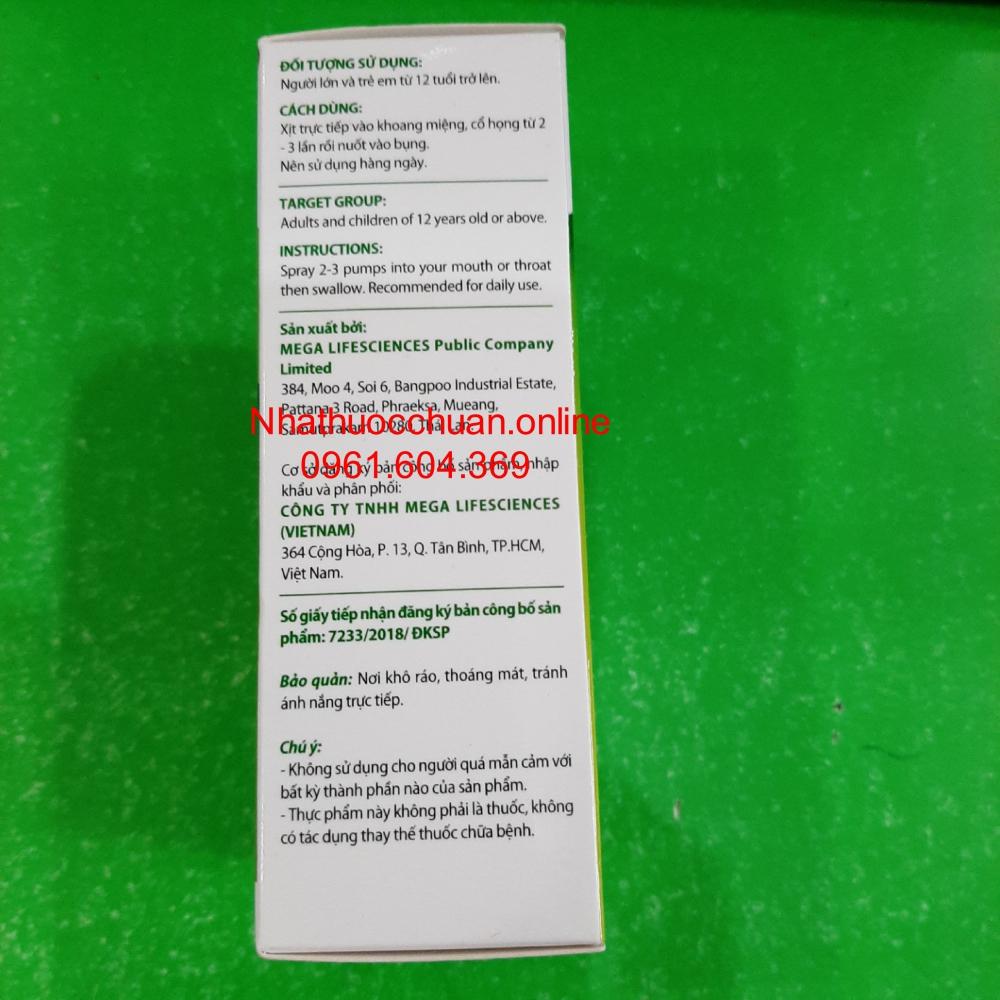 Xịt họng thảo dược Eugica (10ml)