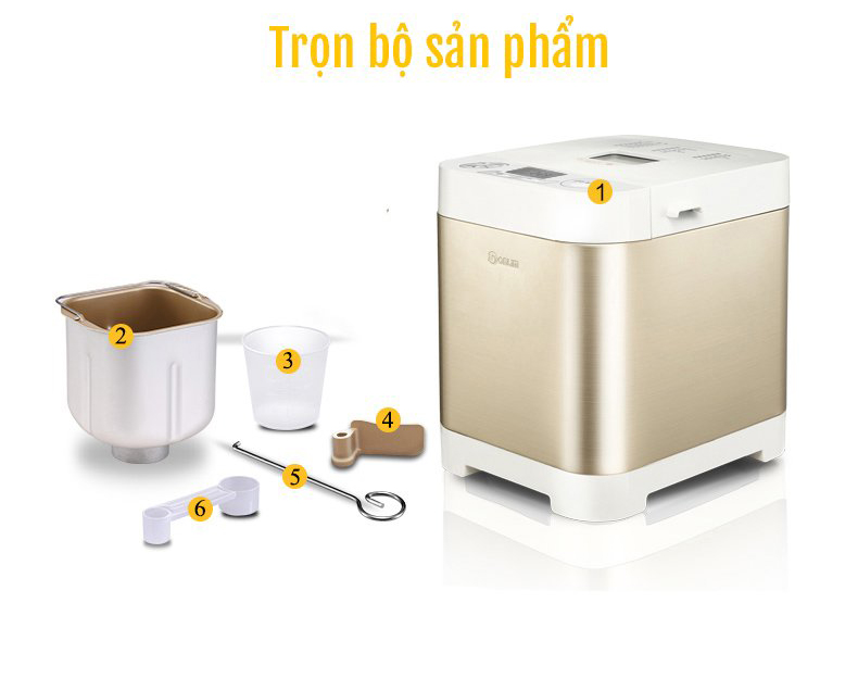 Máy làm bánh mì tự động gia dụng Donlim