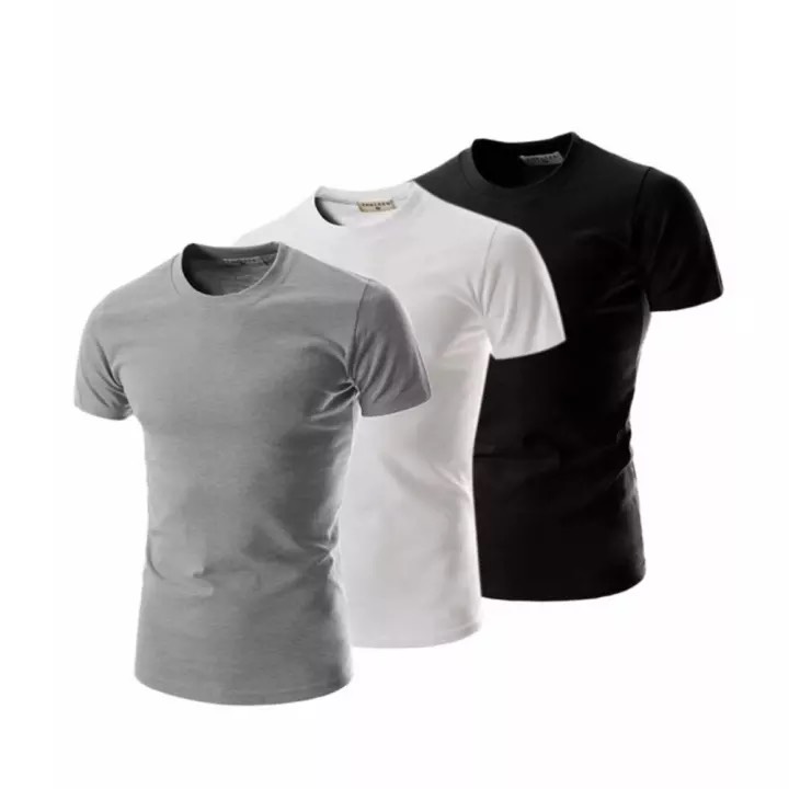 Áo thun nam cổ tròn trơn body cao cấp from ôm dáng chuẩn men ACT01