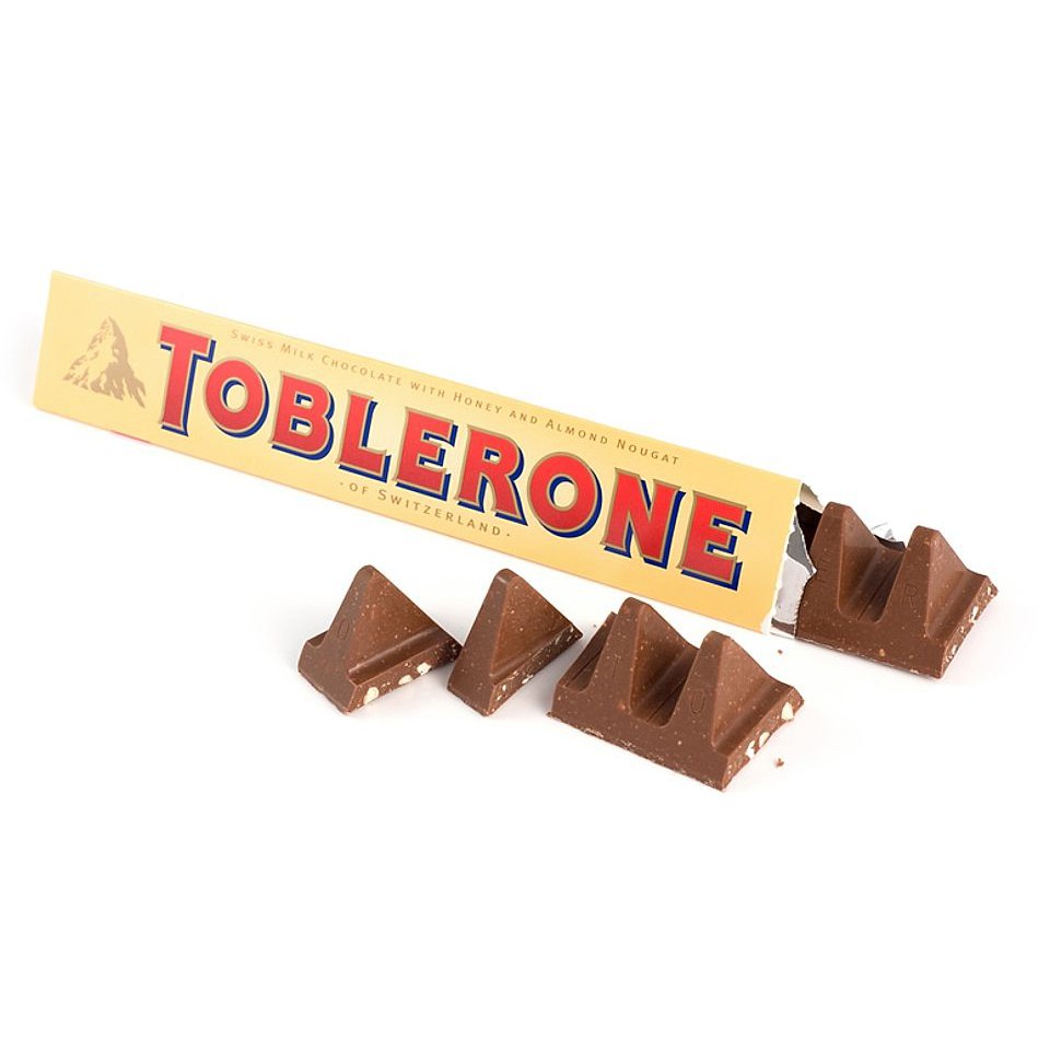 Socola Toblerone Millk Choco Honey & Almond 100G