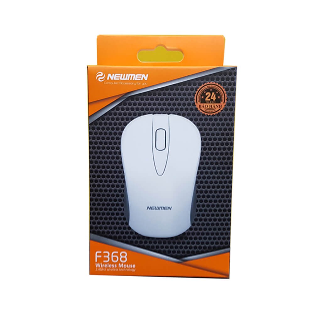 Computer wireless mouse newmen F266-Black-1000 DPI battery AA * 1, smoothly hands, color modern, durable-warranty 12 months-genuine goods