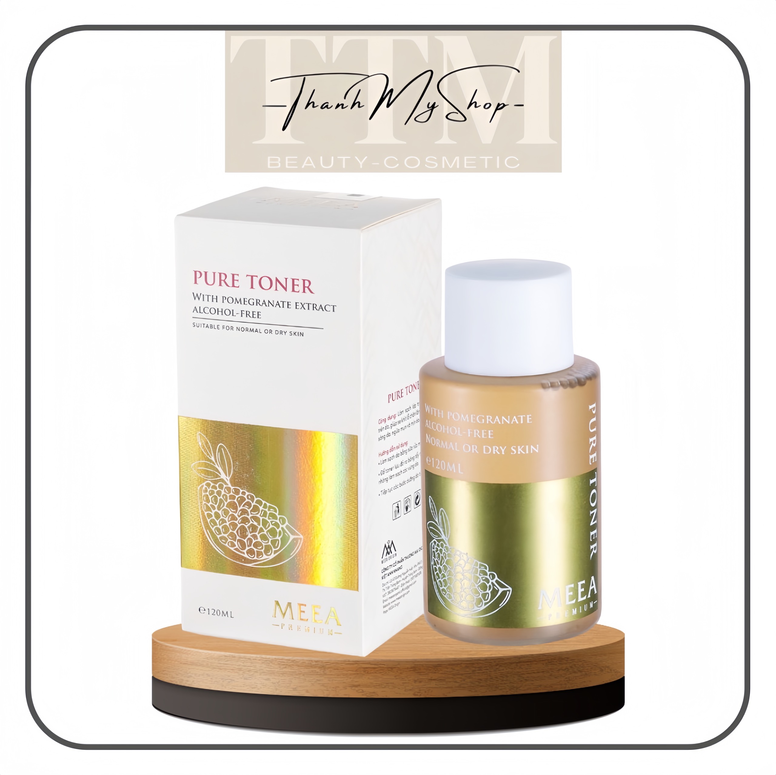Toner Cấp Ẩm Lựu Đỏ Pure Meea Premium Chính Hãng Chăm Sóc Làm Đẹp Da