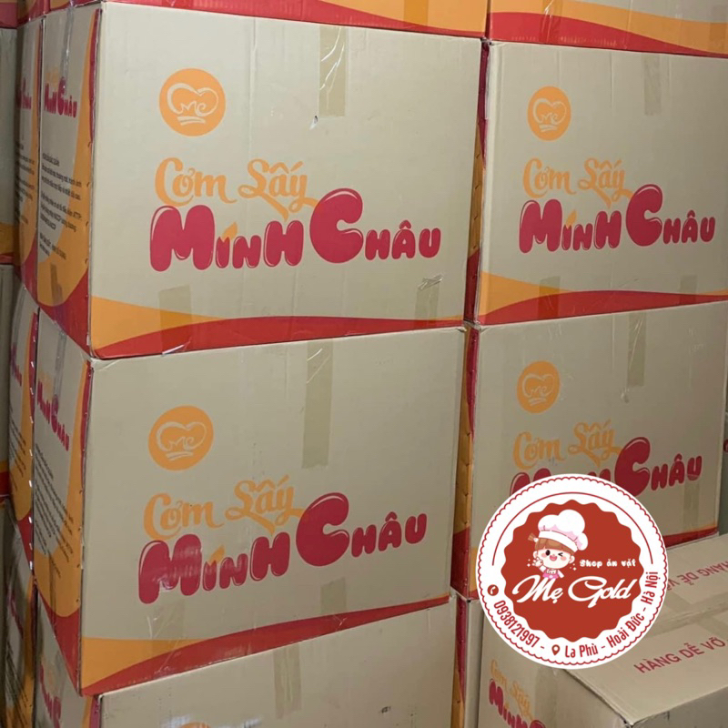 Cơm cháy chà bông Minh Châu, cơm sấy ruốc 2 tầng (khay 250g)