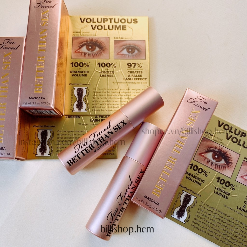 Minisize 3.9g - mascara too faced - better than seex